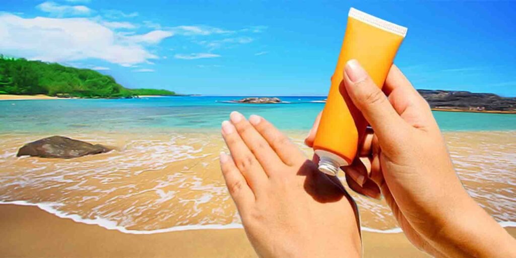 سائنس دانوں کی تیار کردہ سورج کی روشنی میں جلد کو ٹھنڈا رکھنے والی کریم کا کلوز اپ ویو