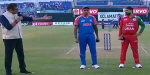 ٹی20 ایشیا کپ میں بھارت نے عمان کے خلاف ٹاس جیت کر پہلے بیٹنگ کا فیصلہ کیا