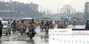 پاکستان کی آئندہ موسمی صورتحال : کراچی سمیت کئی شہروں میں بارش