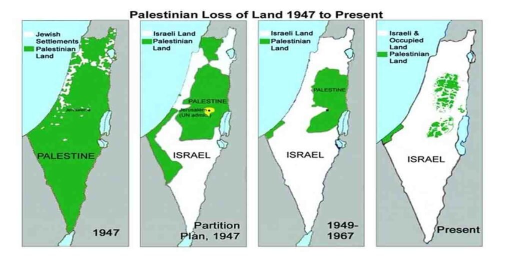  1967 کی سرحدوں کے مطابق فلسطینی ریاست