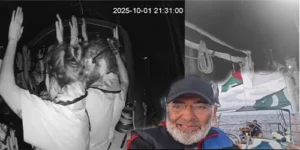 گلوبل صمود فلوٹیلا پر اسرائیلی حملے ، گریٹا تھنبرگ اور سینیٹر مشتاق احمد گرفتار