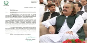 علی امین گنڈاپور کا استعفیٰ دستخط کے بعد گورنر کو بھجوا دیا