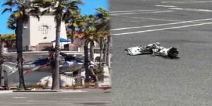 کیلیفورنیا ہیلی کاپٹر حادثہ ،ہیلی گر کر تباہ، بچے سمیت پانچ افراد زخمی