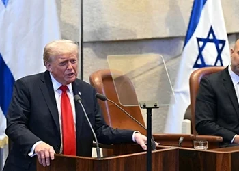 ٹرمپ کا اسرائیلی پارلیمنٹ سے خطاب فلسطین کے حق میں احتجاج