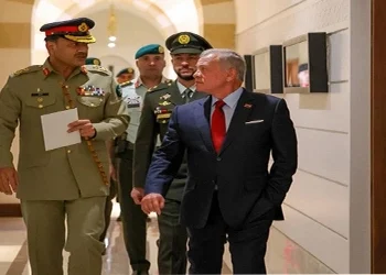 فیلڈ مارشلعاصم منیر کا اردن کا دورہ، شاہ عبداللہ دوم سے ملاقات کے دوران