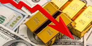 سونے کی قیمت میں بڑی کمی: فی اونس سطح پر گراوٹ