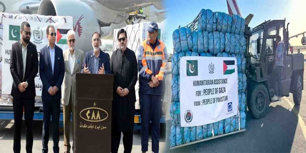 الخدمت کے تعاون سے فلسطین کے لیے 24ویں امدادی کھیپ روانہ