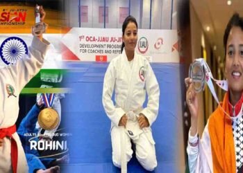 بھارت کی جوجِتسو ایتھلیٹ روہنی کلام کی تصویر