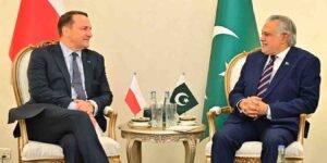 اسحاق ڈار اور پولینڈ تعلقات پر مشترکہ پریس کانفرنس