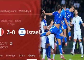 اٹلی نے اسرائیل کو فیفا ورلڈ کپ 2026 سے باہر کر دیا