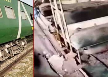 جعفر ایکسپریس دھماکہ شکارپور میں ریلوے ٹریک پر بوگیاں پٹری سے اتر گئیں