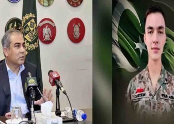 شہید میجر سبطین حیدر کی تصویر، پاک فوج کے بہادر سپوت