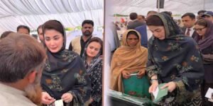 مریم نواز سیلاب متاثرین میں فلڈ کارڈ تقسیم کر رہی ہیں