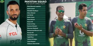 پاک بمقابلہ جنوبی افریقہ ٹیسٹ — آصف آفریدی کا ڈیبیو اور شاہین شاہ آفریدی کی واپسی