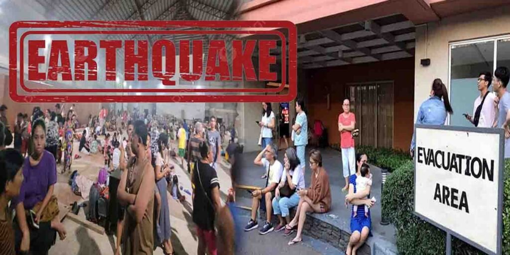 فلپائن زلزلہ 2025 کے بعد باگیو شہر میں خوف و ہراس، شہری گھروں سے باہر