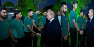 وزیراعظم شہباز شریف کرکٹ ایشیا میں پاکستان اور جنوبی افریقہ کی ٹیموں کے کھلاڑی