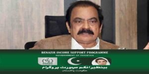 رانا ثنااللہ کی بے نظیر انکم سپورٹ پروگرام کے ڈیٹا پر تنقید