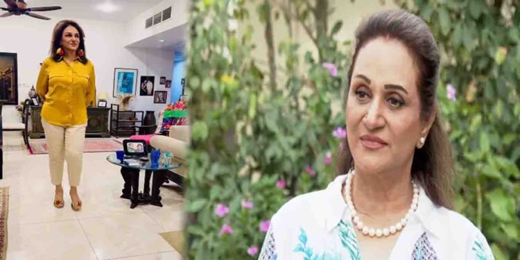 بشریٰ انصاری ویڈیو تنقید - نیلے لباس میں انسٹاگرام ویڈیو پر مداحوں کی تنقید