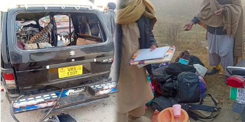 دھند کے باعث چارسدہ میں اسکول وین اور ٹرک میں خوفناک تصادم