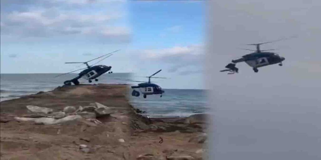 روس میں ہیلی کاپٹر حادثہ، داغستان میں ہیلی کاپٹر دو حصوں میں ٹوٹنے کے بعد تباہ