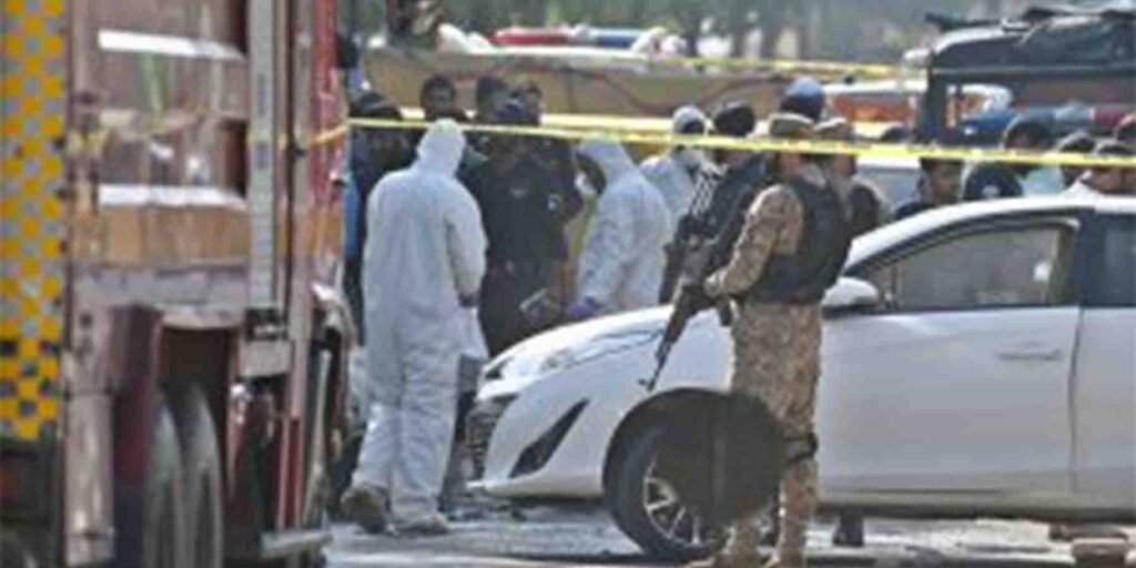 اسلام آباد کچہری خودکش حملہ – دھماکے کے بعد کا منظر