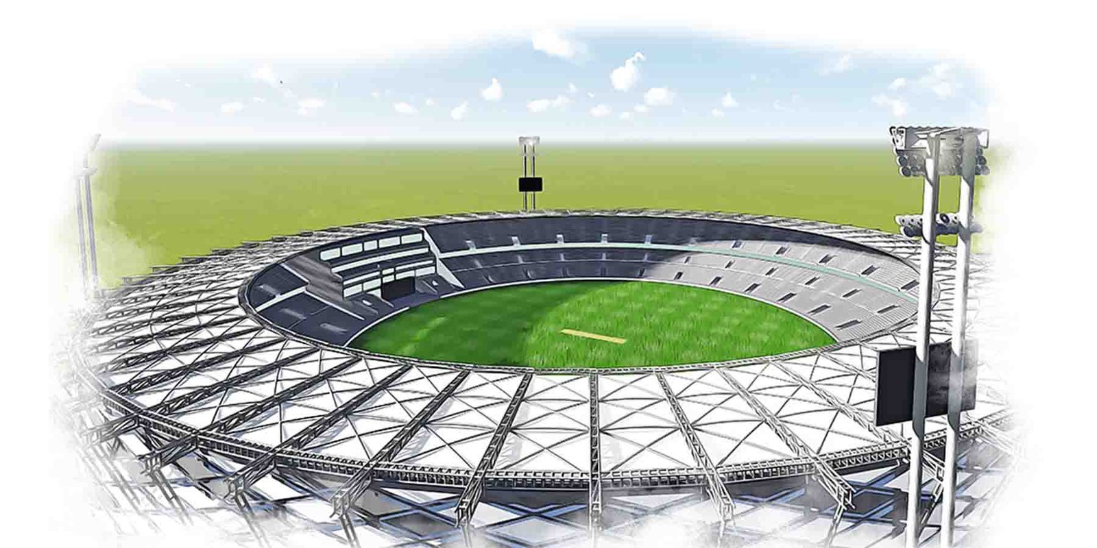 سپورٹس کمپلیکس کے طرز پر جدید کرکٹ اسٹیڈیم کی تعمیر