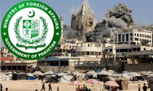 غزہ میں تازہ حملوں کی پاکستان کی شدید مذمت: دفتر خارجہ