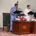 آزاد کشمیر کے نومنتخب وزیراعظم فیصل راٹھور کی حلف برداری کی تقریب