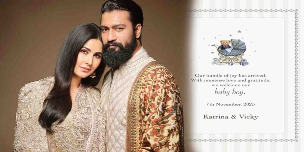 کترینہ کیف اور وکی کوشل کے ہاں بیٹے کی پیدائش کی خوشخبری