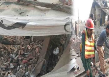 لاہور گیس سلینڈر دھماکے میں 3 افراد جاں بحق، گھر کی عمارت تباہ