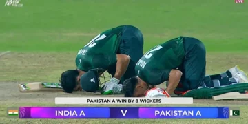 پاکستان شاہینز کی بھارت اے پر شاندار فتح