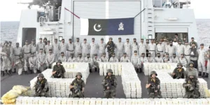 بحیرہ عرب میں پاکستان نیوی کی بڑی کارروائی