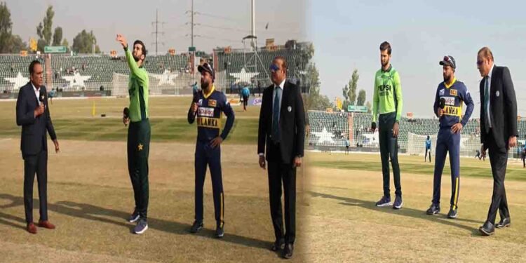 پاکستان vs سری لنکا تیسرا ون ڈے میں پاکستان نے ٹاس جیت کر بولنگ کا فیصلہ کیا