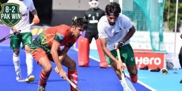 پاکستان ہاکی ٹیم نے بنگلہ دیش کو 8-2 سے ہرا کر سیریز میں برتری حاصل کر لی