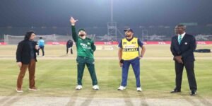 پاکستان سری لنکا ٹی ٹوئنٹی میچ راولپنڈی اسٹیڈیم ٹاس کی تصویر