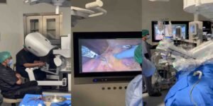 اسلام آباد پمز اسپتال میں پہلی کامیاب روبوٹک سرجری کا منظر
