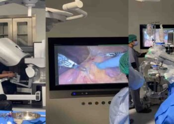 اسلام آباد پمز اسپتال میں پہلی کامیاب روبوٹک سرجری کا منظر