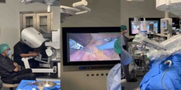 اسلام آباد پمز اسپتال میں پہلی کامیاب روبوٹک سرجری کا منظر