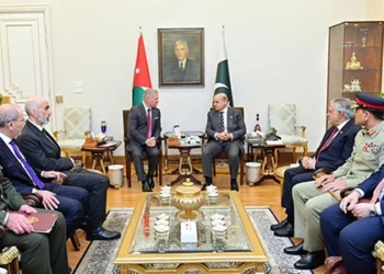 وزیراعظم شہبازشریف اوراردن کے شاہ عبداللہ دوم کی ملاقات