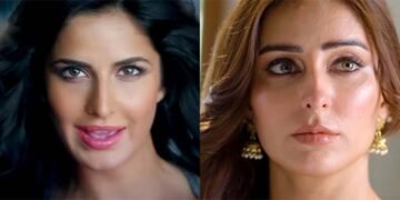 سدرہ نیازی کترینہ کیف ہمشکل کا وائرل لُک — سفید ساڑھی میں اداکارہ کا دلکش انداز