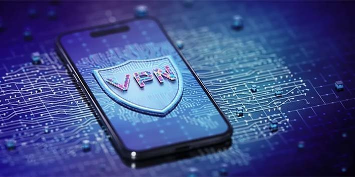 وی پی این سروسز استعمال کرتے ہوئے شخص