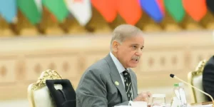 وزیر اعظم شہباز شریف کا عالمی امن فورم سے خطاب: دہشت گردی کا نیا خطرہ افغان سرزمین سے سر اٹھا رہا ہے