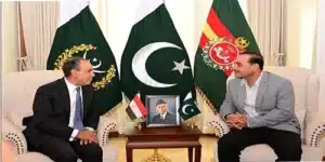 آرمی چیف عاصم منیر سے مصری وزیر خارجہ کی ملاقات