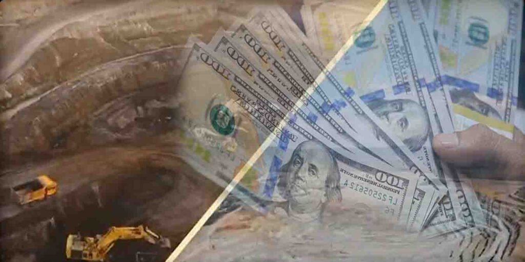 بلوچستان میں معدنیات کی تلاش کے لیے معاہدے کی تقریب کے مناظر۔