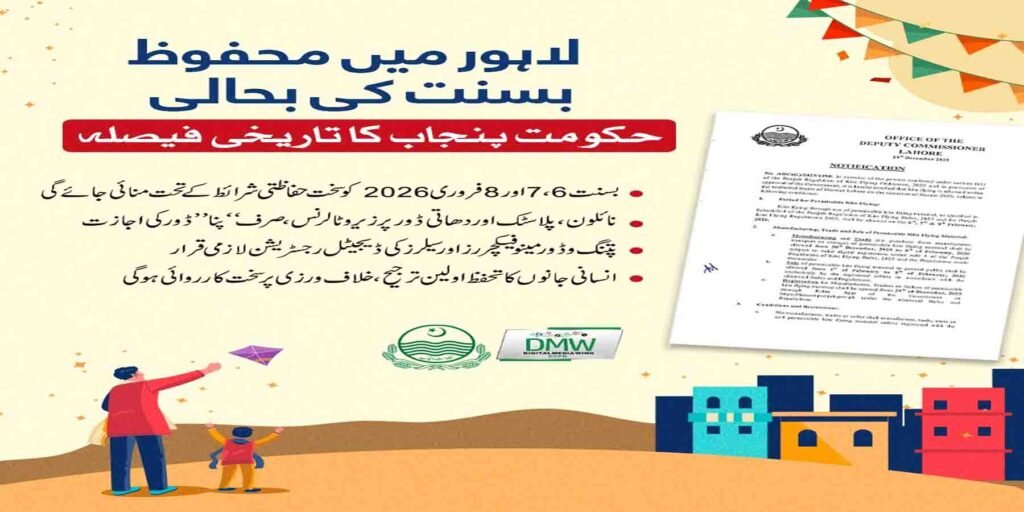 بسنٹ لاہور 2026 – پتنگ بازی لاہور کا تہوار