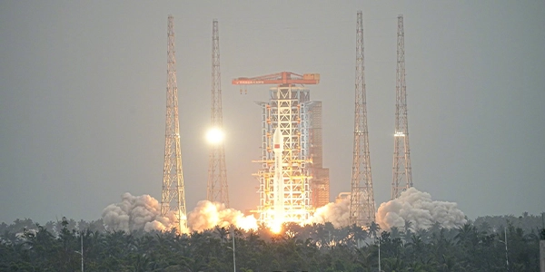 چین کا لانگ مارچ-8 اے راکٹ لانچ