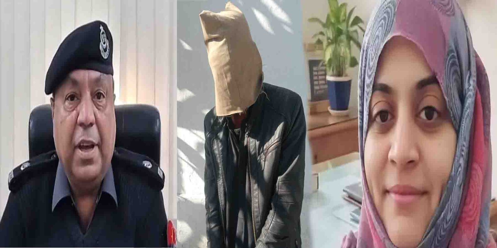 ڈاکٹر وردہ قتل کیس میں گرفتار ملزم عادل پولیس حراست میں