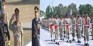 جی ایچ کیو میں فیلڈ مارشل عاصم منیر کے اعزاز میں گارڈ آف آنر