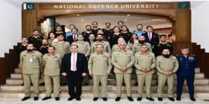 فیلڈ مارشل عاصم منیر کا نیشنل ڈیفنس یونیورسٹی کا دورہ