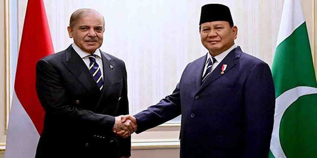 انڈونیشیا کے صدر پرابووو سبیانتو کا پاکستان آمد پر استقبال